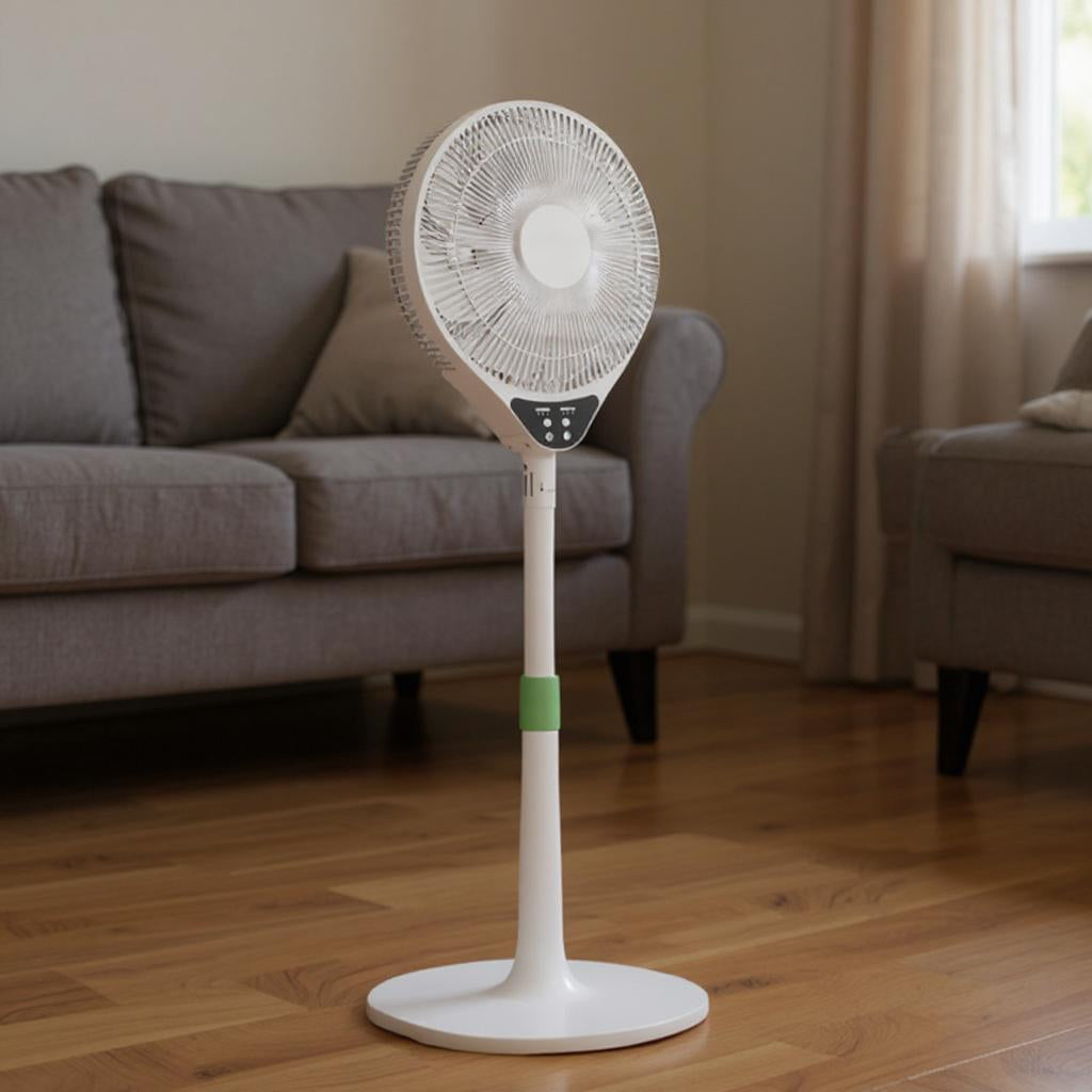 Ventilateur sur Pied Puissant Blücher avec Hauteur Réglable - Minuterie intelligente et Télécommande