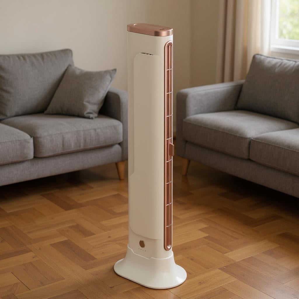 Ventilateur tour Sans Pales avec Flux d’air Réglable – Design Moderne