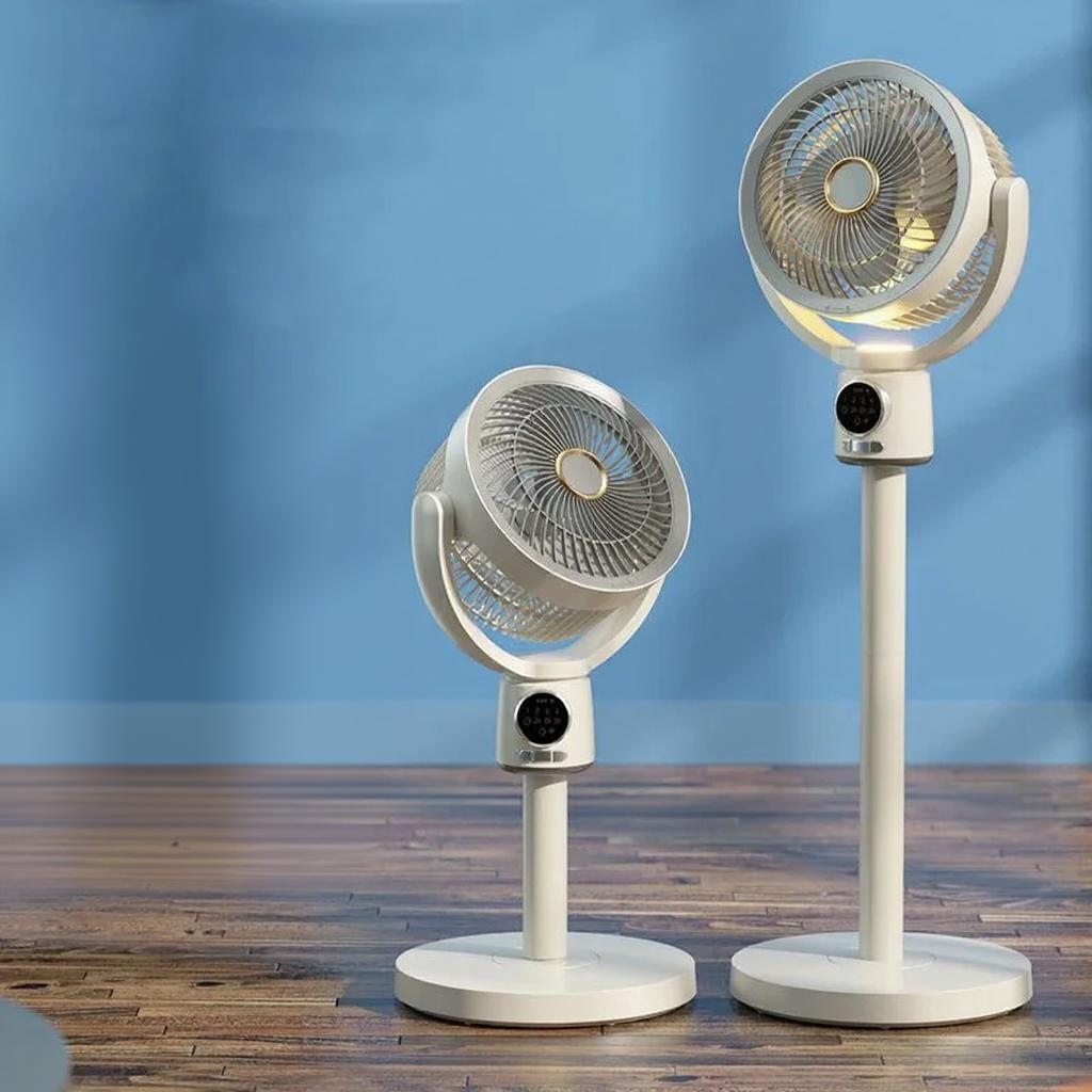 Ventilateur à Spirale Turbo Silencieux – 8000mAh, Multi-Positions