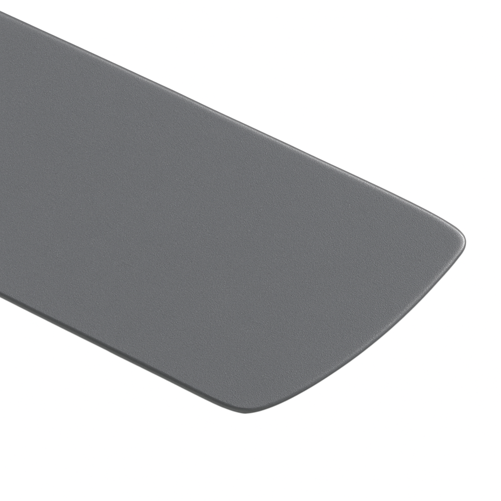 Ventilateur de plafond LED - en Acier Inoxydable avec 5 pales et Télécommande