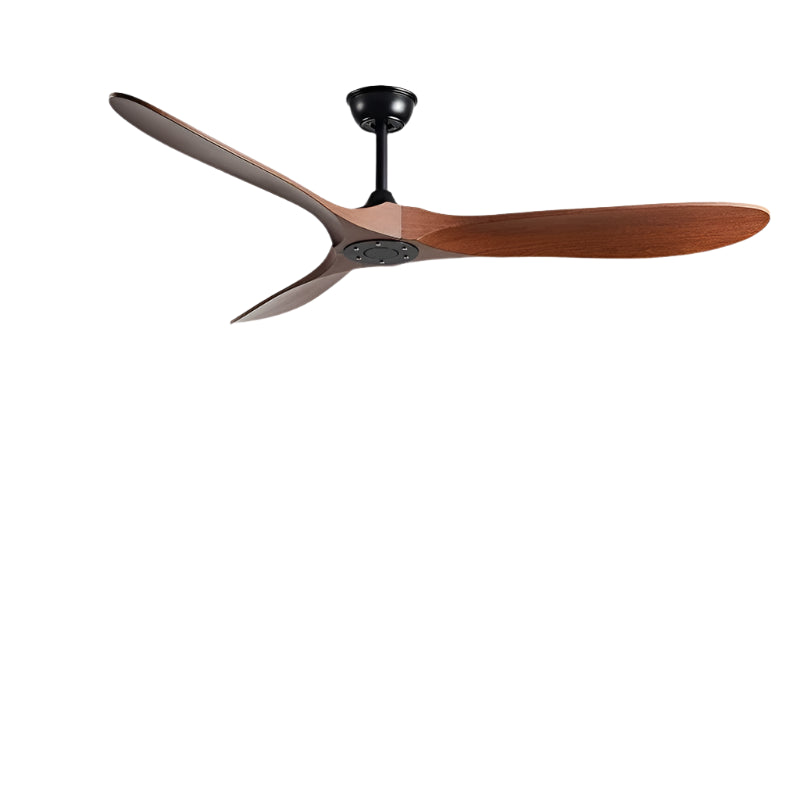 Ventilateur de plafond en Bois Sans Lumière Style Modern English avec Télécommande