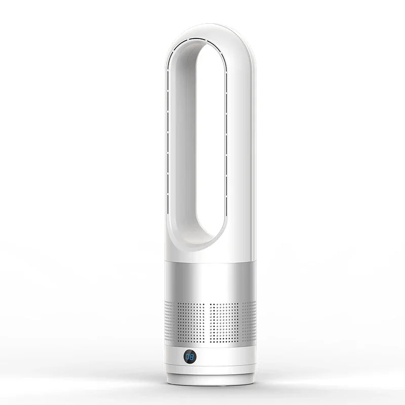 Ventilateur Tour Sans Pales - Puissant, 8 Vitesses, Minuterie Intégrée et Télécommande